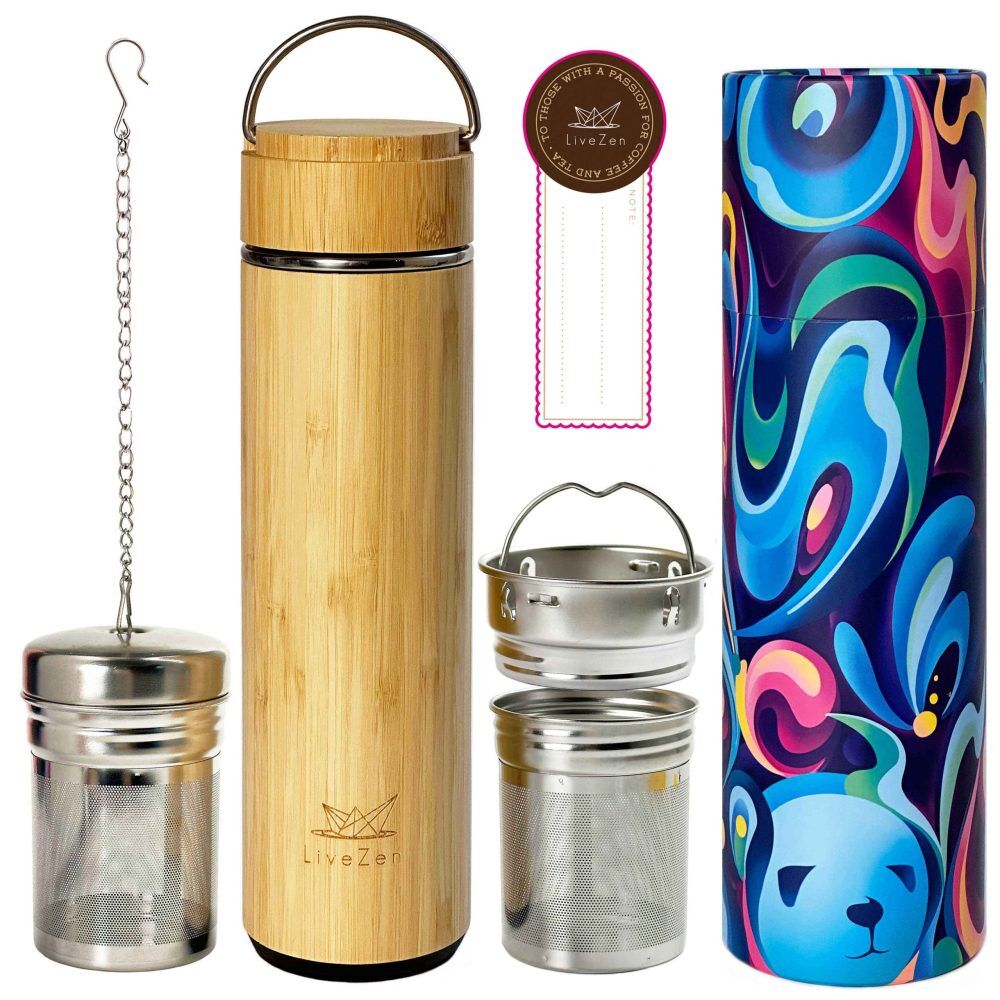 Insulated tea tumbler with sales infuser